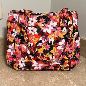 NWT Vera Bradley Rosa Floral Multi-Compartment Shoulder Bag